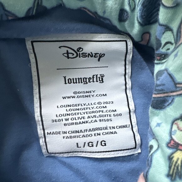 Loungefly Disney Stitch Sherpa Unisex Hoodie Size L - Picture 5 of 6